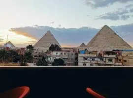 Fantastic three pyramids view