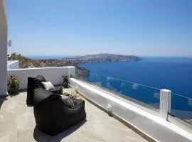 Impressive Santorini Villa | 2 Bedrooms | Villa Inuyasha | Breathtaking Aegean Sea Views | Indoor Private Cave Pool and Indoor Jet Tub | Mechalohori