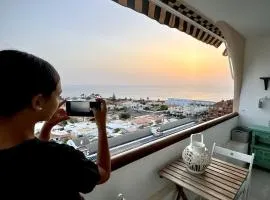 Apartamento con vista espectacular al oceano y la Gomera