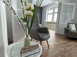 Modernes, großes City Appartement 95 qm，位于Meuselwitz的酒店