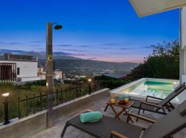 SeaviewHeaven - Private pool - Overlooking Chania，位于干尼亚的酒店