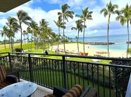 Ko Olina Beach Villas B210 - Beach Front Luxury 2BR 2BA Condo with 1 Free Parking