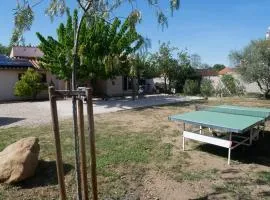 Villa catalane avec grand jardin, au calme, mer et montagne