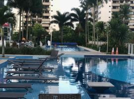 Apto RioCentro, Parque Olímpico Barra da Tijuca RJ，位于里约热内卢的带按摩浴缸的酒店