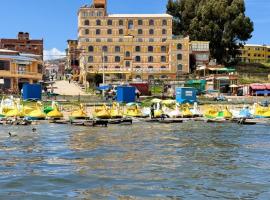 HOTEL MIRADOR AL TITICACA，位于科帕卡巴纳的酒店