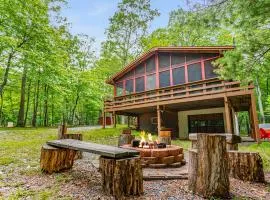 Cabin w New Hot Tub, River, Kayak, WiFi, & Fire Pit