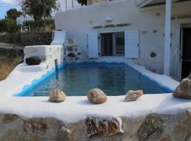 Kostos Village Beautiful Deluxe Suite With Pool，位于Kóstos的别墅