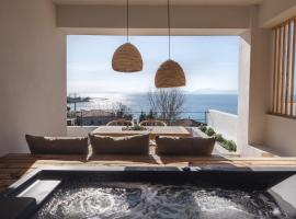 Luzazul 2 bed apartment with jacuzzi and sea view，位于帕莱罗斯的酒店