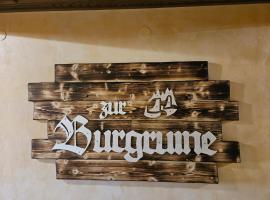 Gasthof zur Burgruine，位于波滕施泰因的酒店