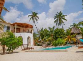 Solymar Beachfront Villa，位于江比阿的酒店