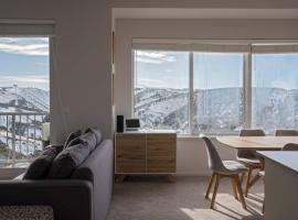 Schnapps Penthouse Apartment Ski In Ski out，位于荷斯安山的酒店