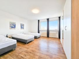 RAJ Living - 1 or 3 Room Apartments with Balcony - 20 Min Messe DUS & Airport DUS，位于梅尔布施的酒店