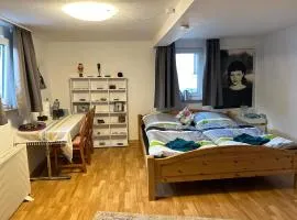 Privatzimmer mit eigenem Bad und Blick auf den Rhein