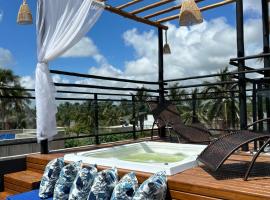 Casa com Jacuzzi e vista para o Mar em Milagres，位于圣米格尔-杜斯米拉格里斯的酒店