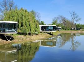 Pałac Wieniawskich - Luksusowe, Całoroczne Domki Glampingowe, Prywatna Balia, Park 10ha
