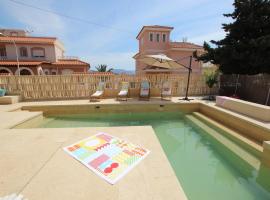 Impresionante chalet con piscina privada y vistas en Bolnuevo, Mazarrón - ES-220-29，位于马萨龙的酒店