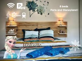 Snowqueen Hotel Apartment Paris-Disney，位于谢勒的住宿