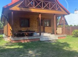 Domek letniskowy w Puszczy Augustowskiej z sauną i balią