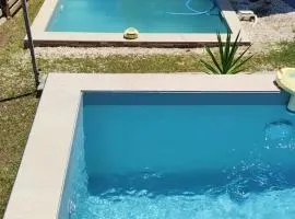 Villa d'une chambre avec piscine privee jardin clos et wifi a Sainte Anne a 5 km de la plage