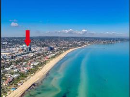 Beachfront Studio Apartment in Frankston Melbourne，位于弗兰克斯顿的酒店