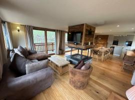 Chalet Rose，位于莫尔济讷的木屋