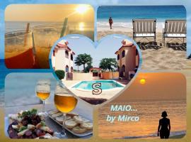 Maio-Cabo Verde-Mkriol，位于马约城的酒店