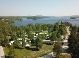 Trehörningsjö camping & stugor，位于Norrfors的露营地