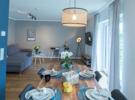 Hygge Homes - 3 Zimmer Apartment, barrierefrei mit Terrasse，位于Scharmbeck的公寓