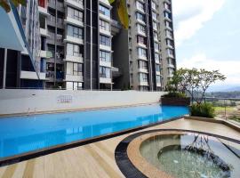 Ayuman Suites, Gombak with KL City View，位于吉隆坡的带按摩浴缸的酒店