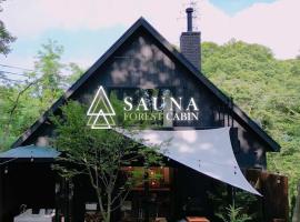 SAUNA FOREST CABIN 軽井沢 御代田　MORI-ASOBI，位于Oiwake的酒店