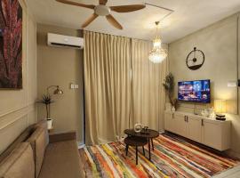 Afidea Homestay Kids Friendly Condo In Nilai-Netflix,Game，位于汝来的酒店