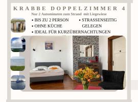 Krabbe Doppelzimmer 4, am Elbe-Weser-Radweg mit Fahrradunterstellmöglichkeit, auch für E-Bikes, ideal für Kurzaufenthalte, Smart-TV 42 Zoll, kostenfreier Parkplatz,，位于弗雷门的酒店