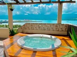 Casa de praia com vista para o mar