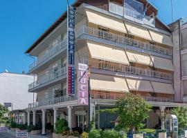 Lucia Hotel Paralia，位于帕拉利亚卡泰里尼斯的酒店