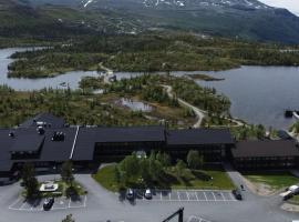 Gaustablikk Fjellresort，位于Gaustablikk瓦特尼达尔2号缆车附近的酒店