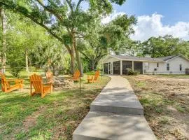 Waterfront Ocean Springs Retreat Lanai and Hot Tub!