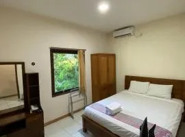 Family Room with Rice Field View