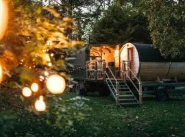 Myrtle The Glamping Truck, 1950's Swiss Army Truck with Sauna