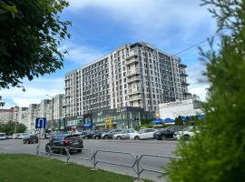 2-х комнатная квартира #Inamstro Apartament cu 2 camere cu TERASA，位于基希讷乌的带停车场的酒店