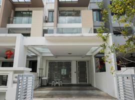162 Home4Stay Deluxe Big 3story 6Rooms 20pax Wedding USM Arena Bridge，位于牛汝莪的酒店