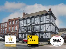 The Tudor House Hotel, Tewkesbury, Gloucestershire，位于图克斯伯里的酒店