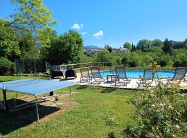 La ferme d'Andréa au milieu des vignes à 3min à pied du centre piscine chauffée climatisation，位于卢马罕的度假屋