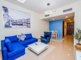 1 BR Apt, Miracle Garden with RoofTop Pool, King Bed, Gym,100mbps，位于迪拜Dubai Autodrome附近的酒店