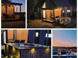 Domki letniskowe Leśne Spa Borsk na Kaszubach z Basenem, Sauną, Balią nad Jeziorem Wdzydzkim