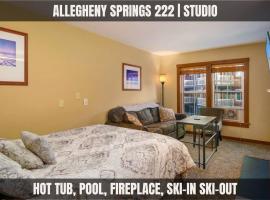 Allegheny222, Hot Tub,Pool,Ski InOut,Village，位于斯诺肖的公寓