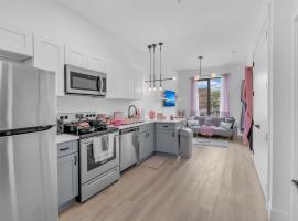 Pink Heaven Indoor Pool, FREE Parking, Near NYC，位于伊丽莎白的带按摩浴缸的酒店