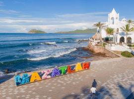 LOFT PLAYAS "B" , a unos pasos del malecon, zona dorada y letras，位于马萨特兰的酒店