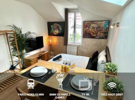 Studio Douillet Hypercentre 12 min de Paris，位于昂吉安班斯的酒店