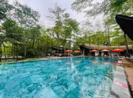 Dai Lai Resort- Forest Villa，位于光邝的度假屋