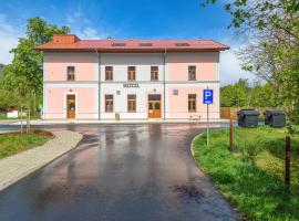 Hotel Nádraží，位于Horní Jiřetín的酒店